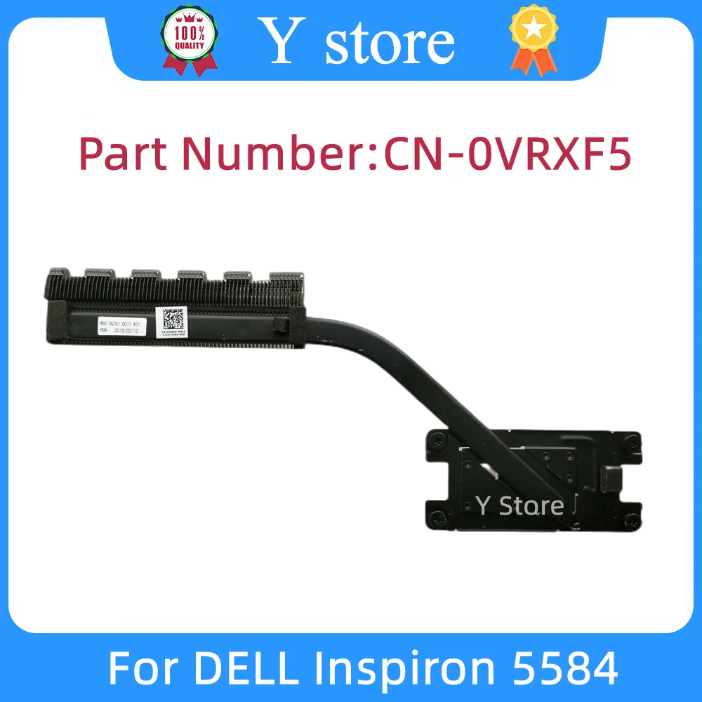 Y Store 새로운 원본 Dell Inspiron 5584 라디에이터 구리 튜브 방열판 0VRXF5 VRXF5 CN-0VRXF5 빠른 배송